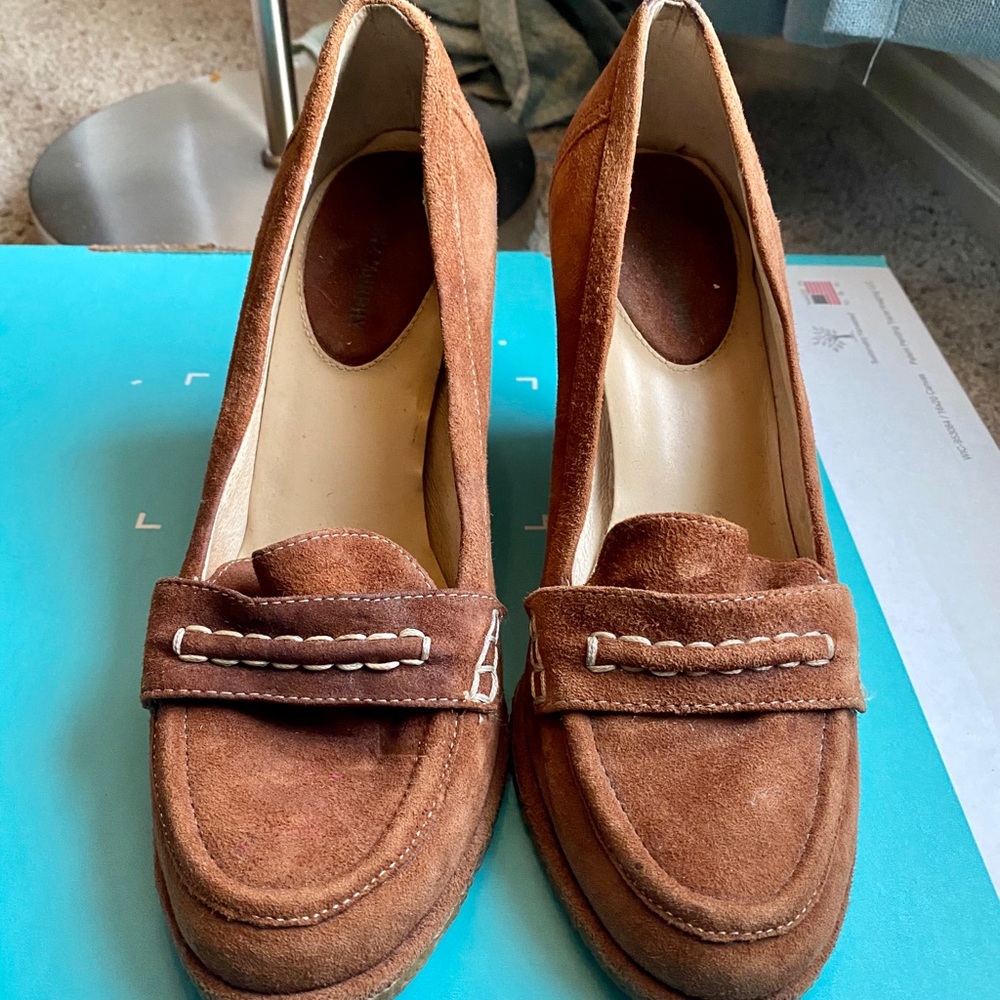 Suede Wedges